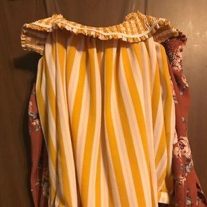 Off the shoulder blouse